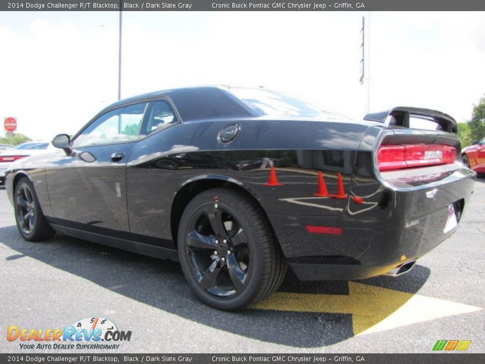 2014 Dodge Challenger R/T Blacktop Black / Dark Slate Gray Photo #5