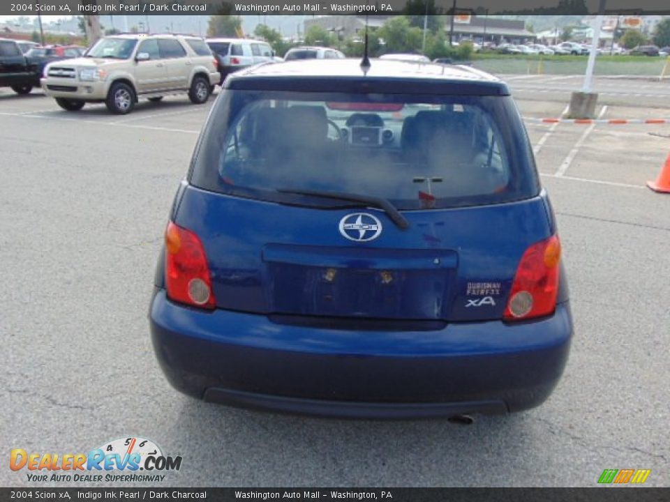 2004 Scion xA Indigo Ink Pearl / Dark Charcoal Photo #6