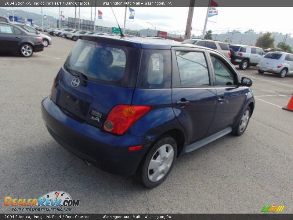 2004 Scion xA Indigo Ink Pearl / Dark Charcoal Photo #7