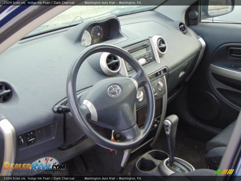 2004 Scion xA Indigo Ink Pearl / Dark Charcoal Photo #9