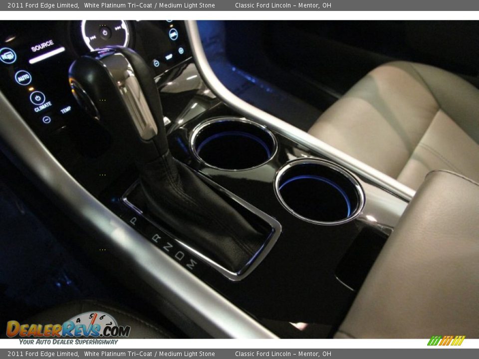 2011 Ford Edge Limited White Platinum Tri-Coat / Medium Light Stone Photo #18