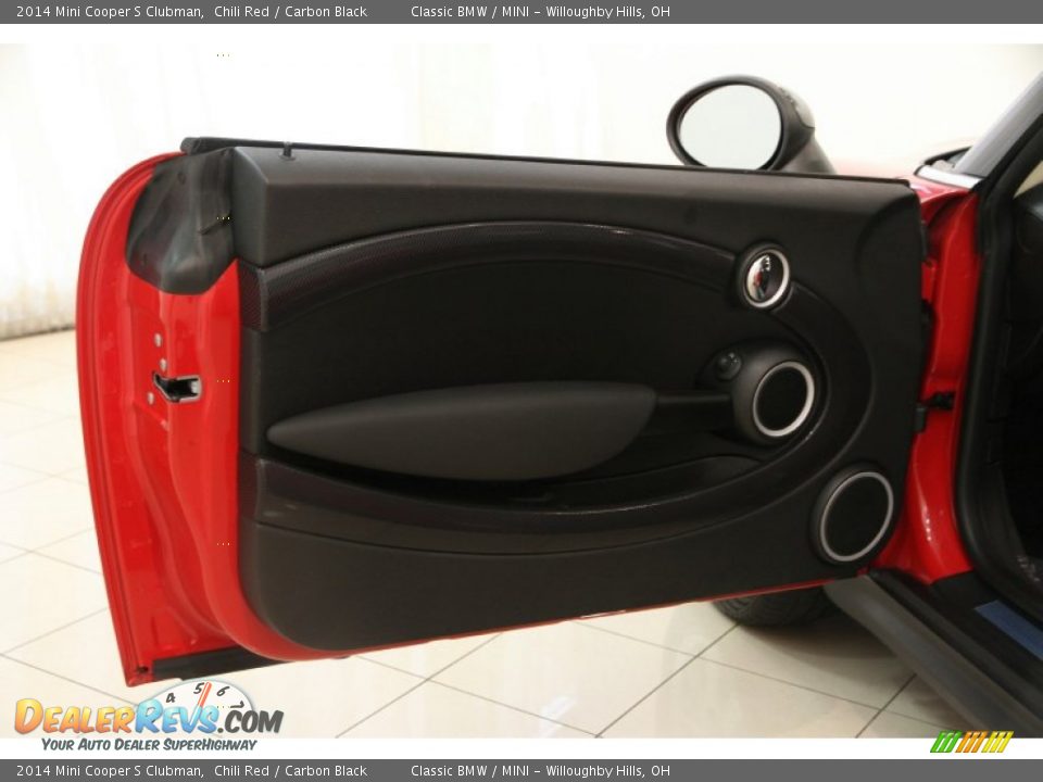 2014 Mini Cooper S Clubman Chili Red / Carbon Black Photo #4