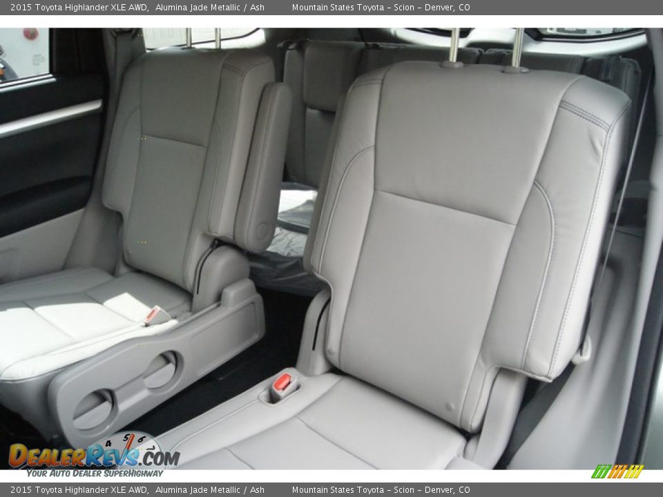 2015 Toyota Highlander XLE AWD Alumina Jade Metallic / Ash Photo #7