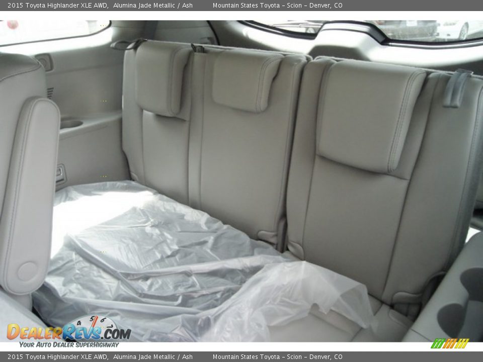 2015 Toyota Highlander XLE AWD Alumina Jade Metallic / Ash Photo #8