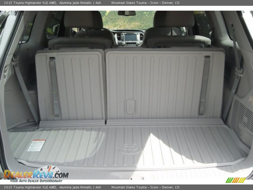 2015 Toyota Highlander XLE AWD Alumina Jade Metallic / Ash Photo #9