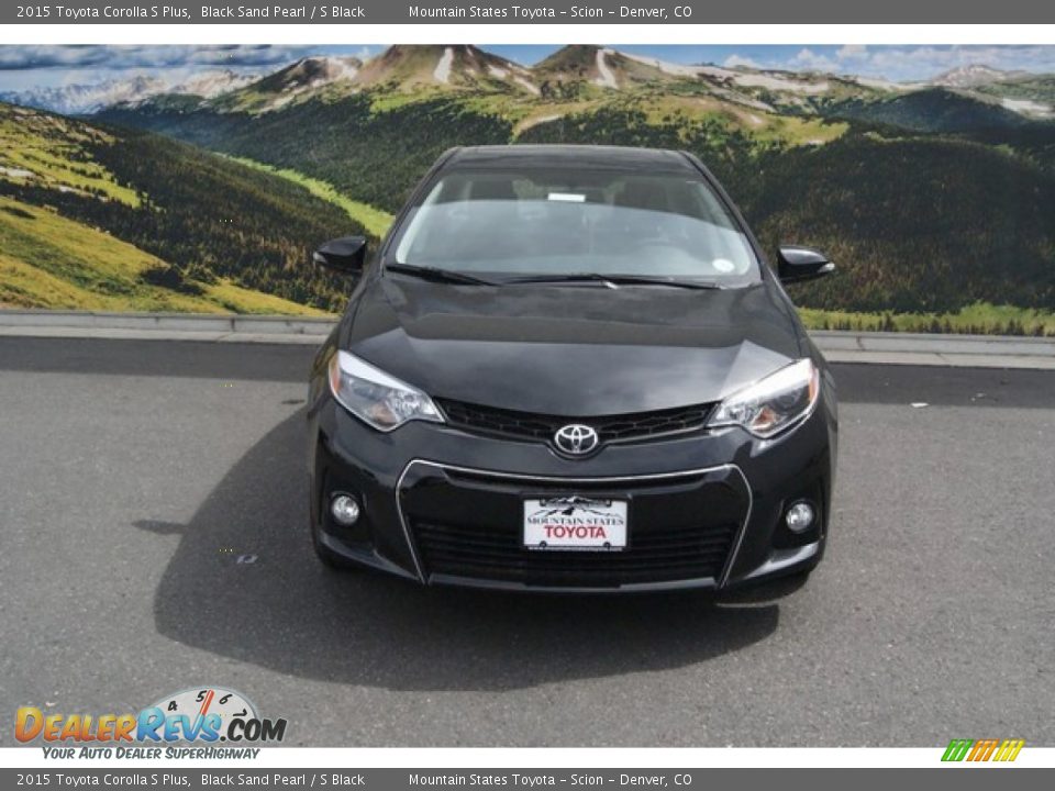 2015 Toyota Corolla S Plus Black Sand Pearl / S Black Photo #2