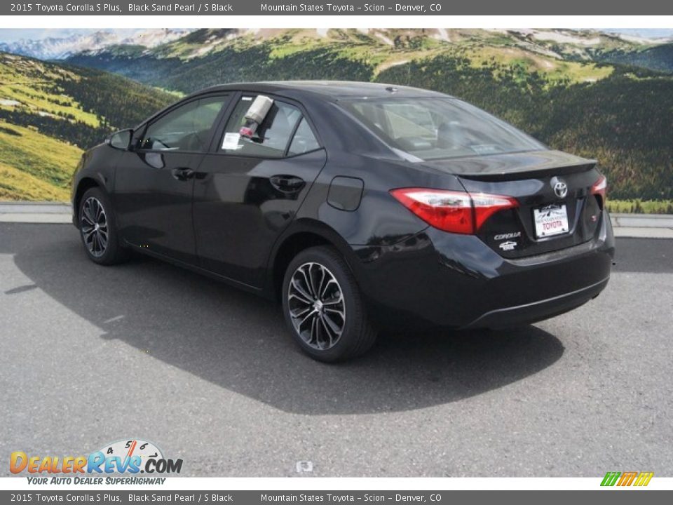 2015 Toyota Corolla S Plus Black Sand Pearl / S Black Photo #3