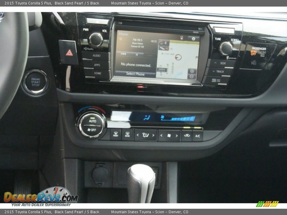2015 Toyota Corolla S Plus Black Sand Pearl / S Black Photo #6