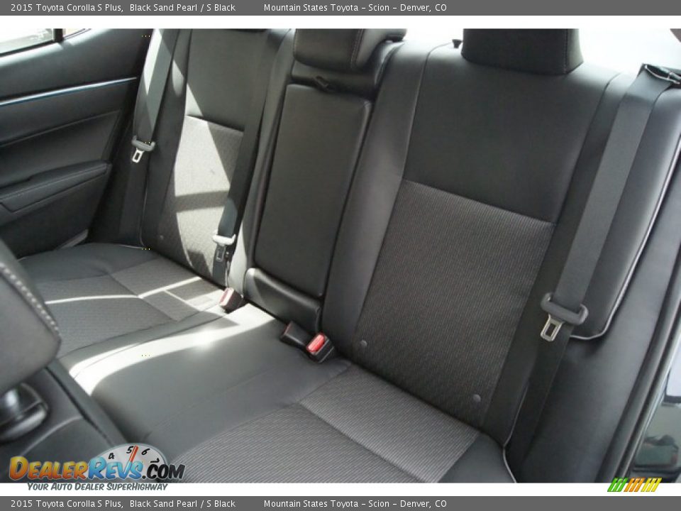 2015 Toyota Corolla S Plus Black Sand Pearl / S Black Photo #7