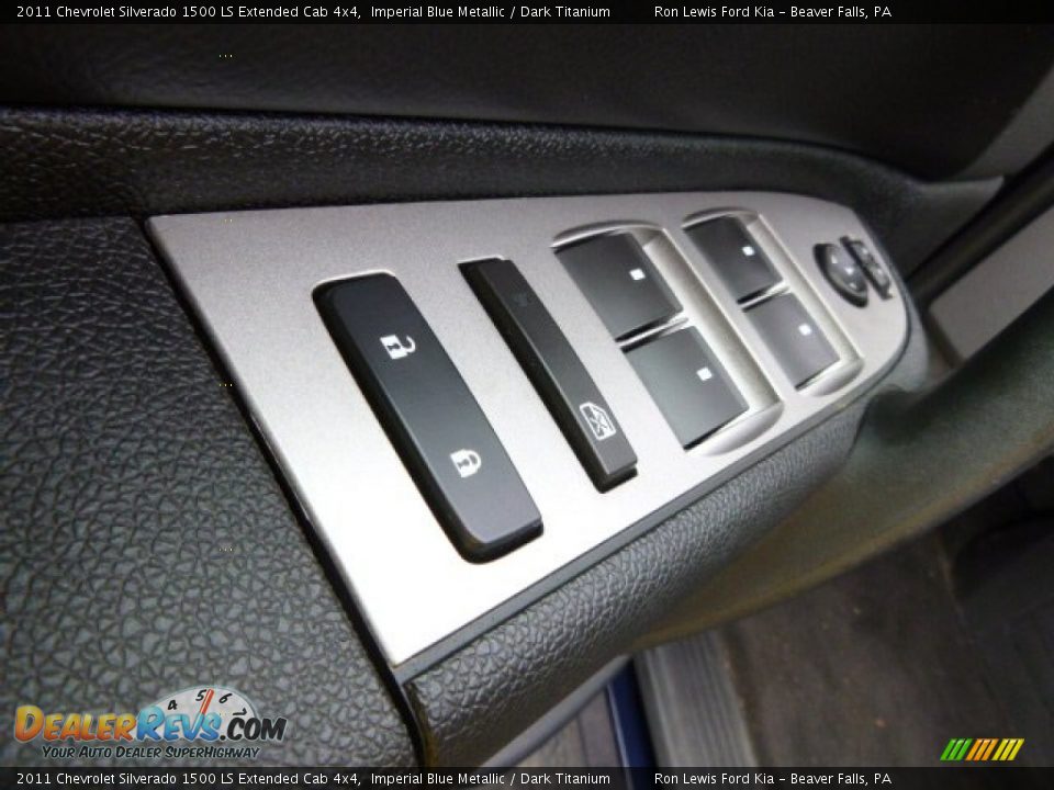 2011 Chevrolet Silverado 1500 LS Extended Cab 4x4 Imperial Blue Metallic / Dark Titanium Photo #15