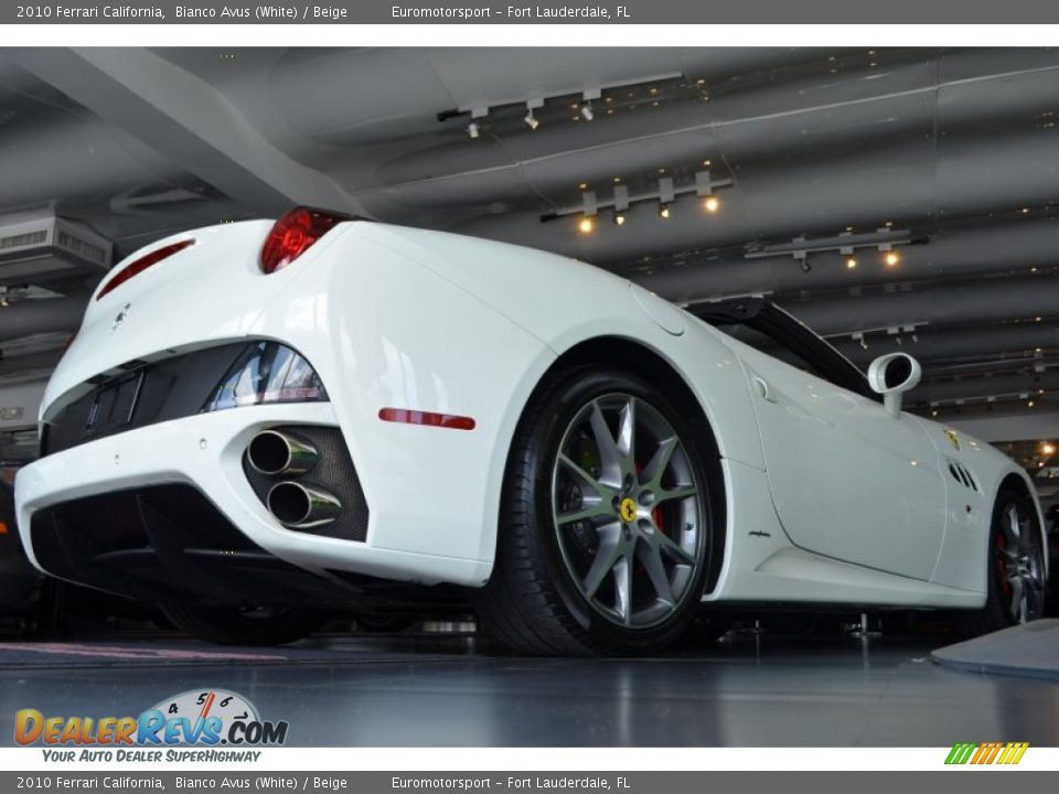 2010 Ferrari California Bianco Avus (White) / Beige Photo #22