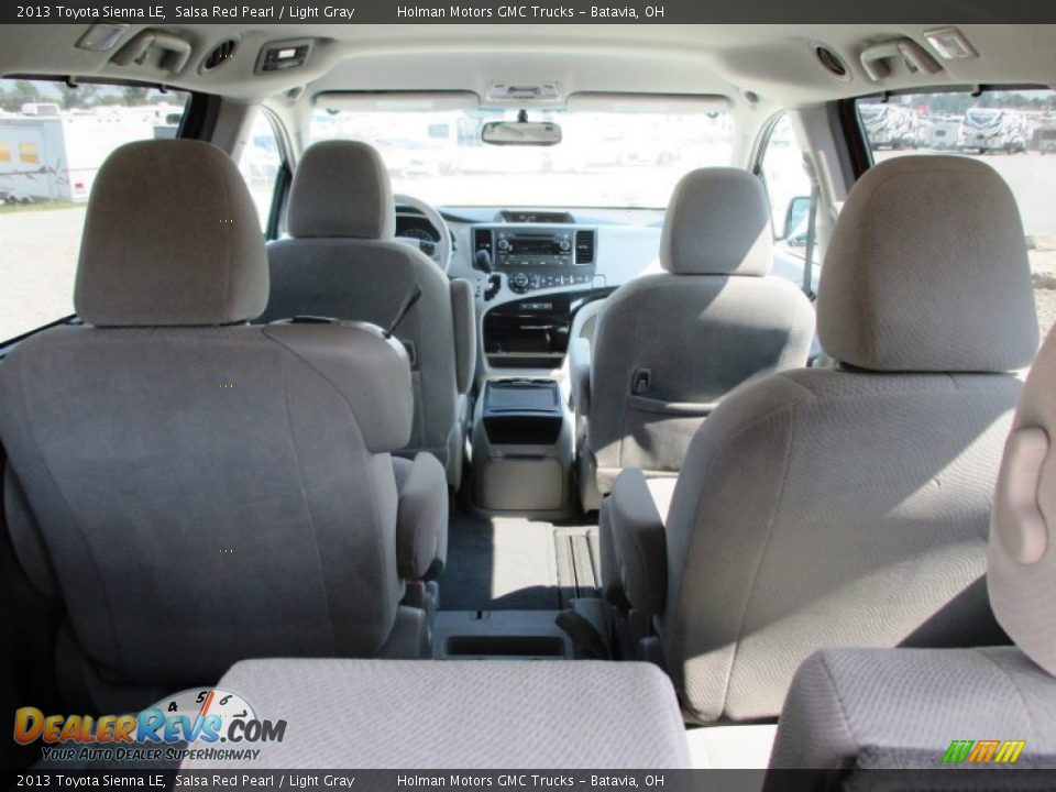 2013 Toyota Sienna LE Salsa Red Pearl / Light Gray Photo #29