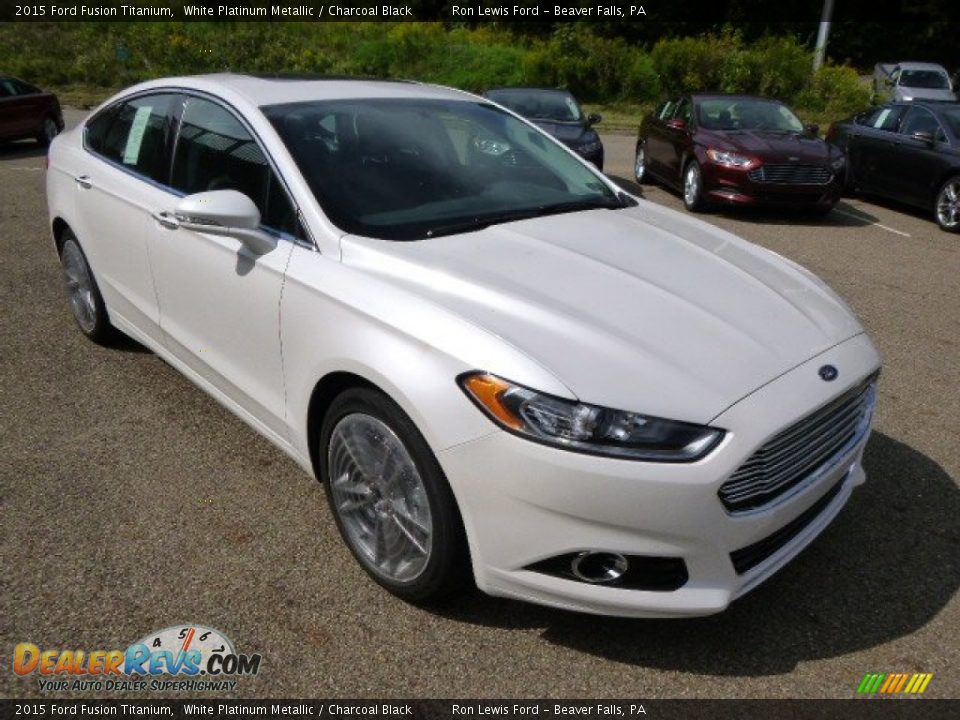 Front 3/4 View of 2015 Ford Fusion Titanium Photo #2