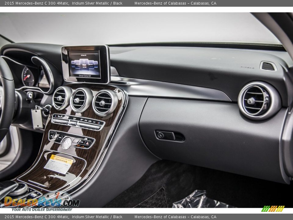 2015 Mercedes-Benz C 300 4Matic Iridium Silver Metallic / Black Photo #8