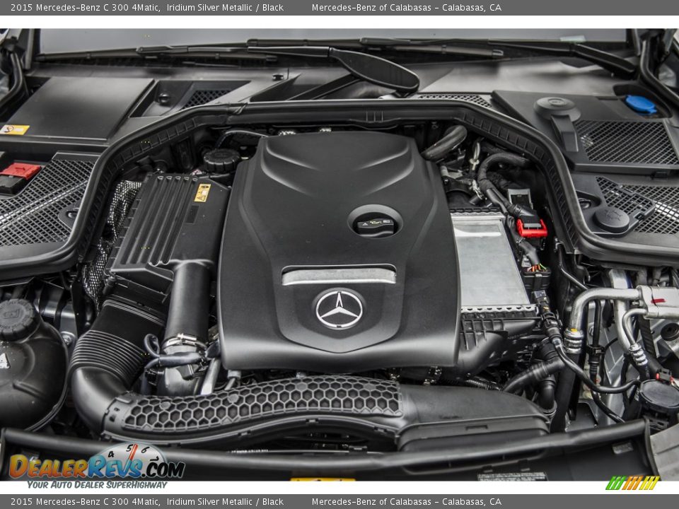 2015 Mercedes-Benz C 300 4Matic Iridium Silver Metallic / Black Photo #9