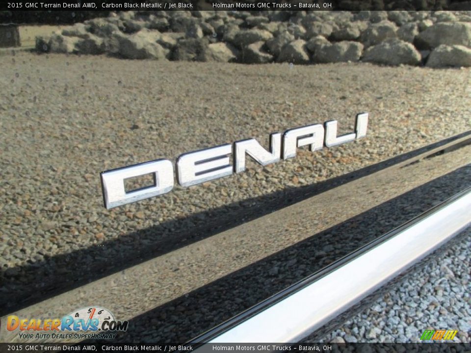 2015 GMC Terrain Denali AWD Carbon Black Metallic / Jet Black Photo #4
