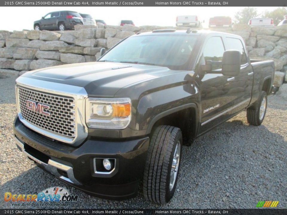 2015 GMC Sierra 2500HD Denali Crew Cab 4x4 Iridium Metallic / Cocoa/Dune Photo #2