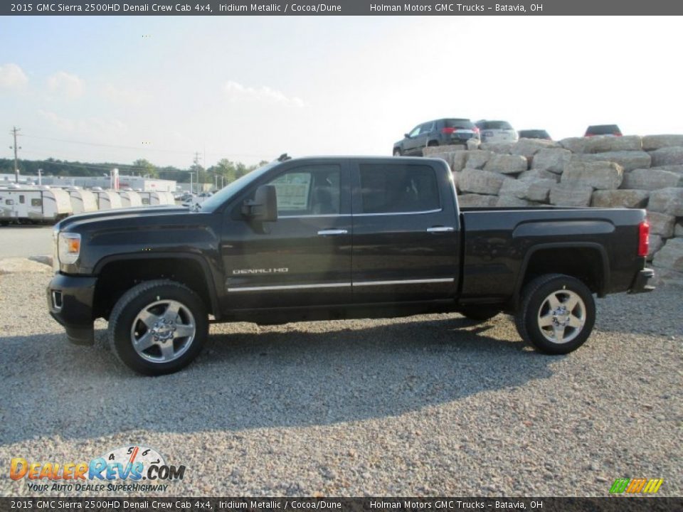 2015 GMC Sierra 2500HD Denali Crew Cab 4x4 Iridium Metallic / Cocoa/Dune Photo #3