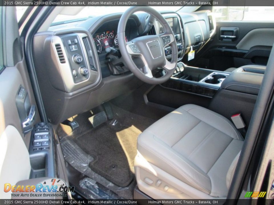 2015 GMC Sierra 2500HD Denali Crew Cab 4x4 Iridium Metallic / Cocoa/Dune Photo #7