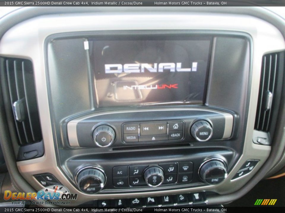 2015 GMC Sierra 2500HD Denali Crew Cab 4x4 Iridium Metallic / Cocoa/Dune Photo #9