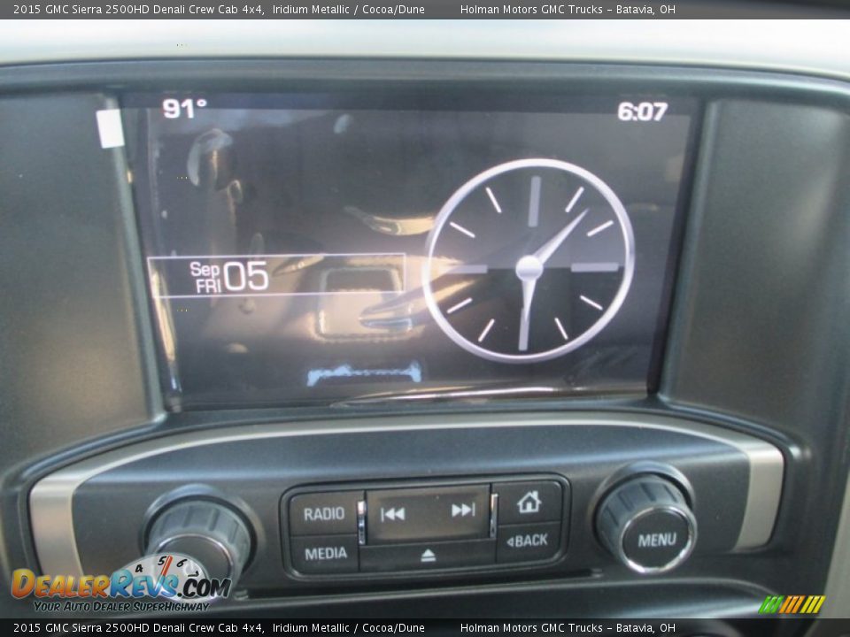 2015 GMC Sierra 2500HD Denali Crew Cab 4x4 Iridium Metallic / Cocoa/Dune Photo #10