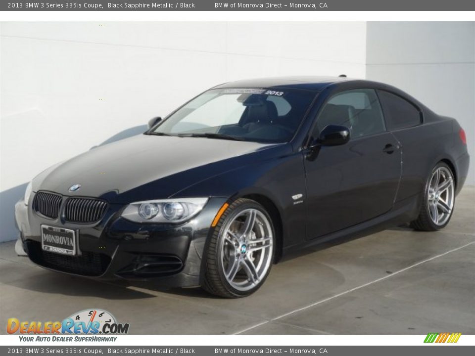2013 BMW 3 Series 335is Coupe Black Sapphire Metallic / Black Photo #6
