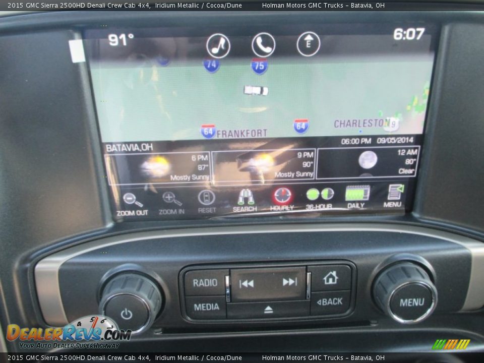 2015 GMC Sierra 2500HD Denali Crew Cab 4x4 Iridium Metallic / Cocoa/Dune Photo #12