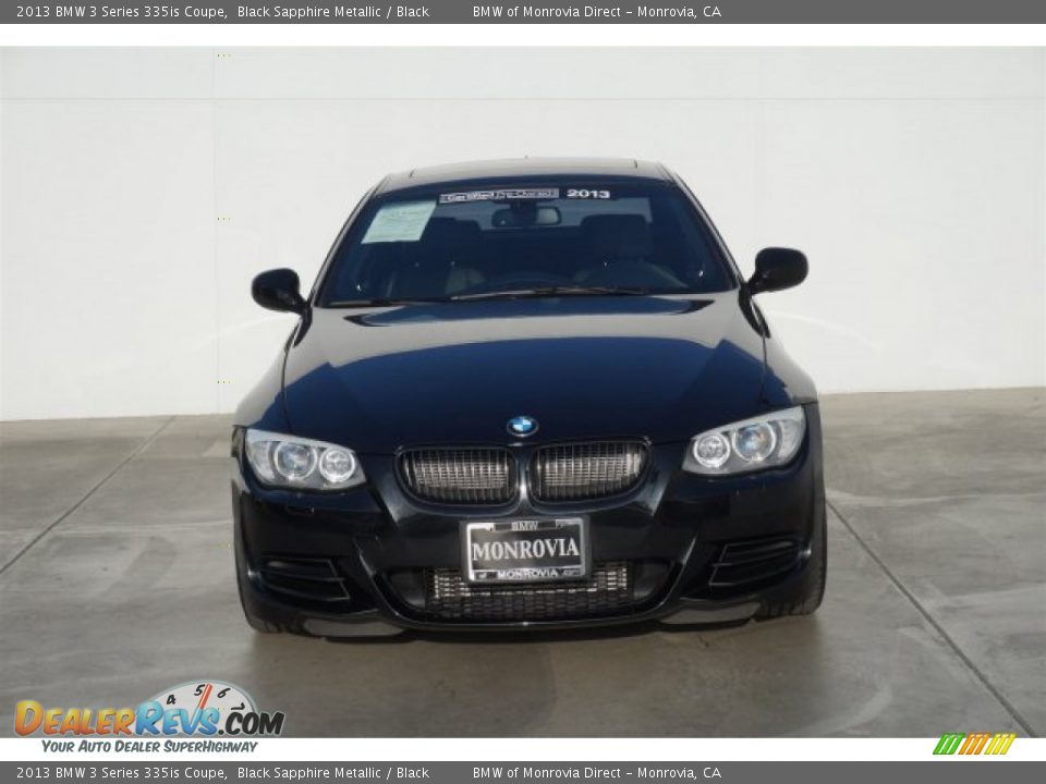 2013 BMW 3 Series 335is Coupe Black Sapphire Metallic / Black Photo #7