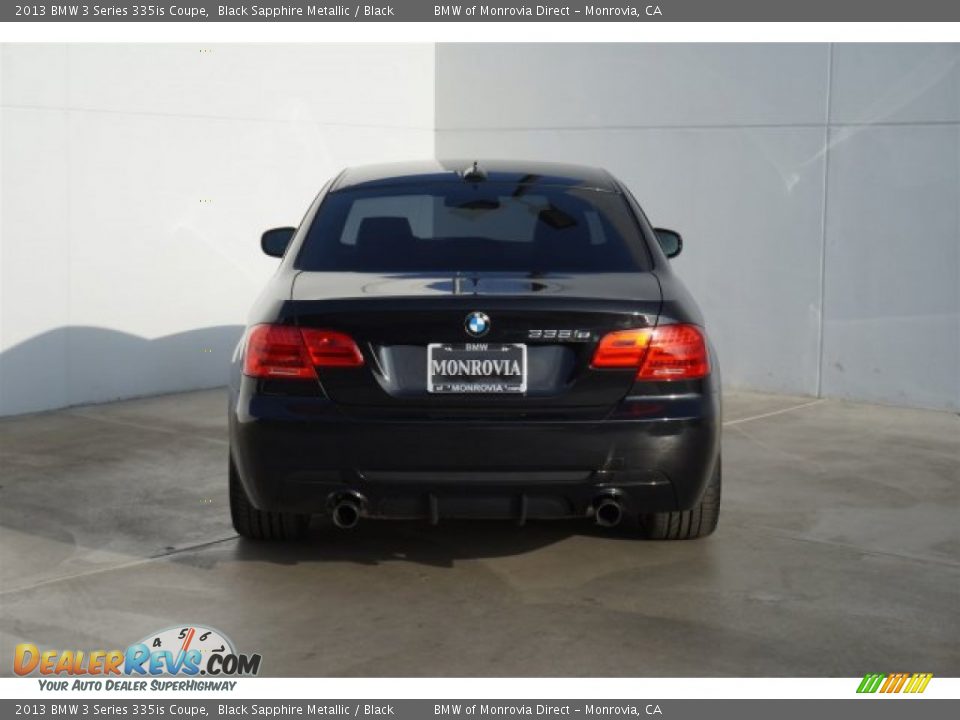 2013 BMW 3 Series 335is Coupe Black Sapphire Metallic / Black Photo #8