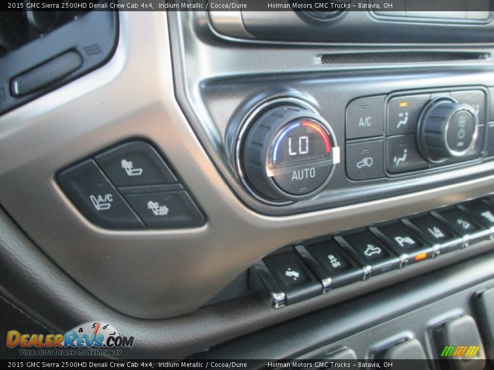 2015 GMC Sierra 2500HD Denali Crew Cab 4x4 Iridium Metallic / Cocoa/Dune Photo #15