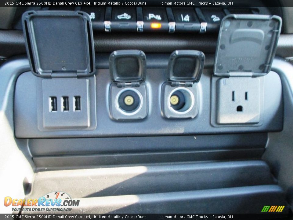 2015 GMC Sierra 2500HD Denali Crew Cab 4x4 Iridium Metallic / Cocoa/Dune Photo #21
