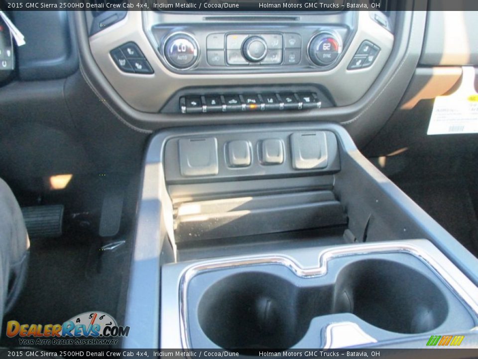 2015 GMC Sierra 2500HD Denali Crew Cab 4x4 Iridium Metallic / Cocoa/Dune Photo #22