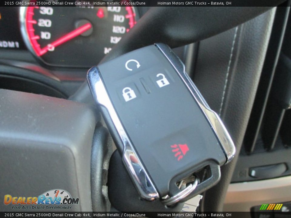 2015 GMC Sierra 2500HD Denali Crew Cab 4x4 Iridium Metallic / Cocoa/Dune Photo #23