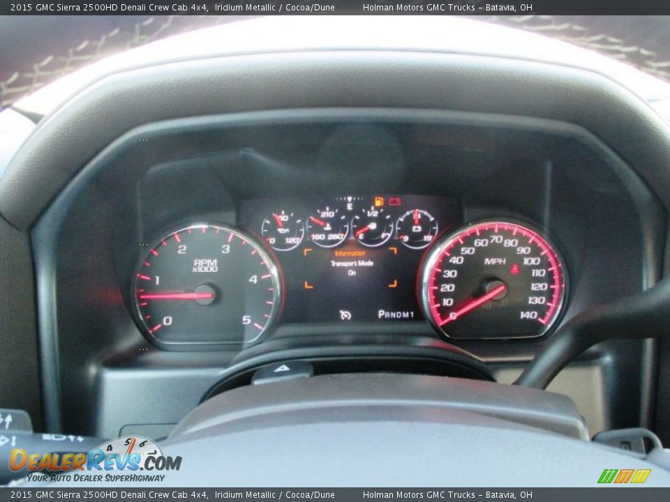 2015 GMC Sierra 2500HD Denali Crew Cab 4x4 Iridium Metallic / Cocoa/Dune Photo #26