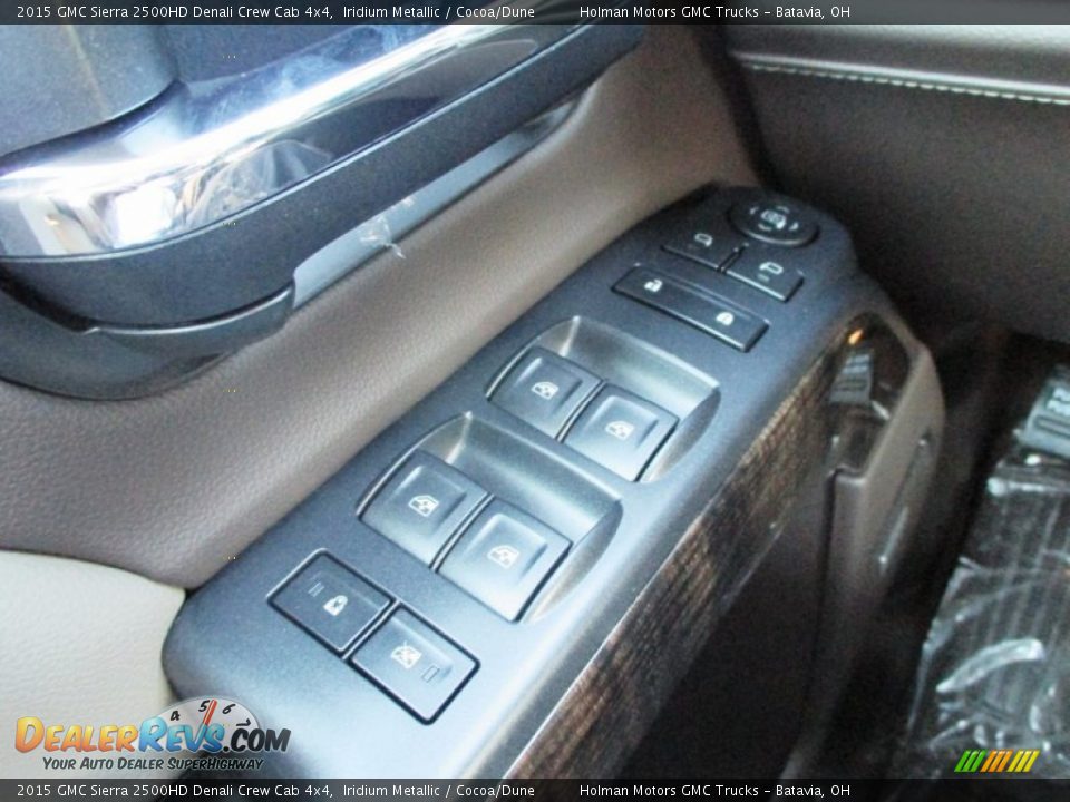 2015 GMC Sierra 2500HD Denali Crew Cab 4x4 Iridium Metallic / Cocoa/Dune Photo #27