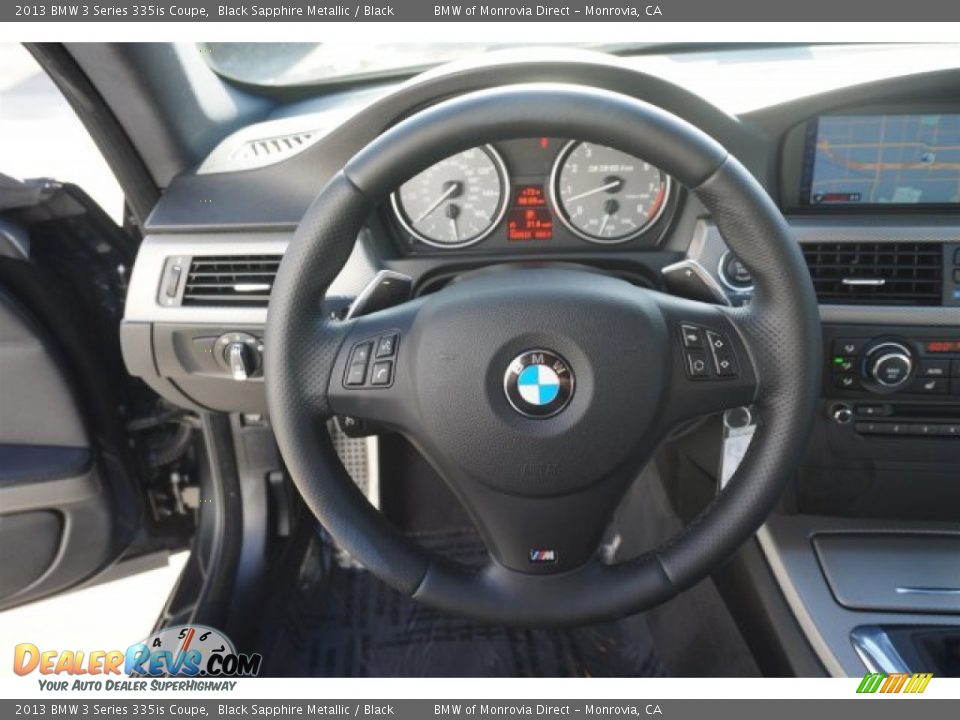 2013 BMW 3 Series 335is Coupe Steering Wheel Photo #25