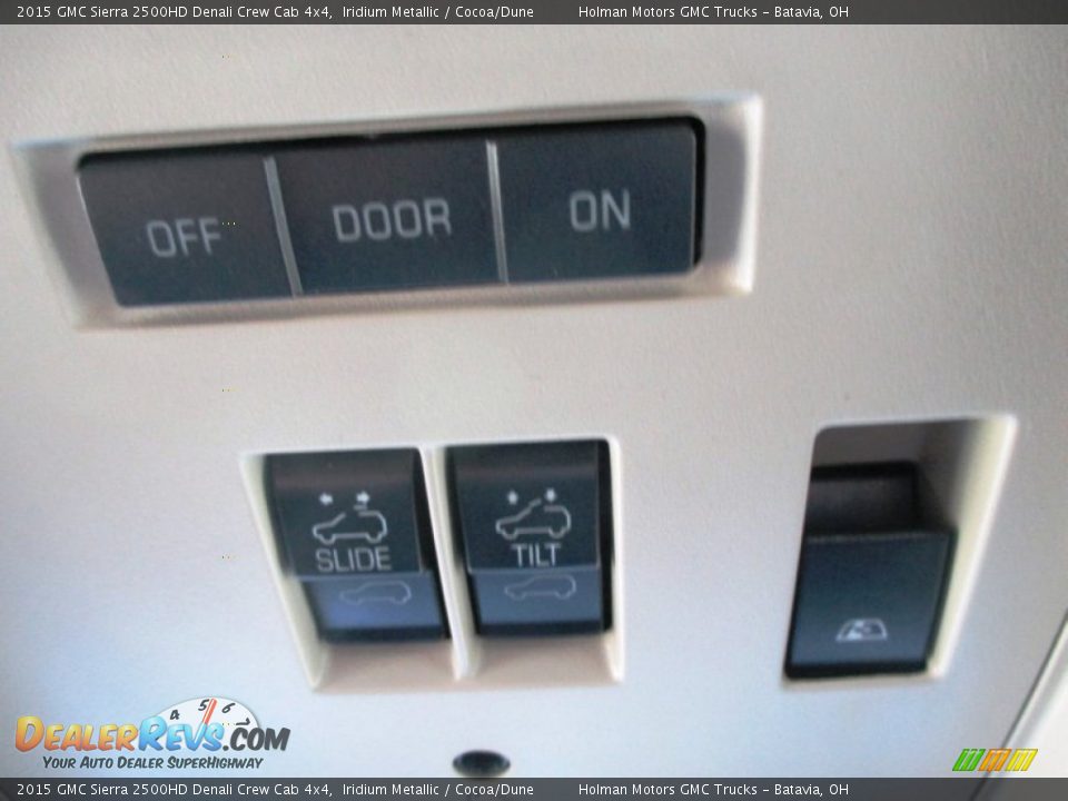 2015 GMC Sierra 2500HD Denali Crew Cab 4x4 Iridium Metallic / Cocoa/Dune Photo #32