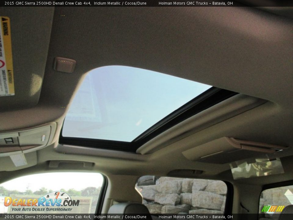 2015 GMC Sierra 2500HD Denali Crew Cab 4x4 Iridium Metallic / Cocoa/Dune Photo #33