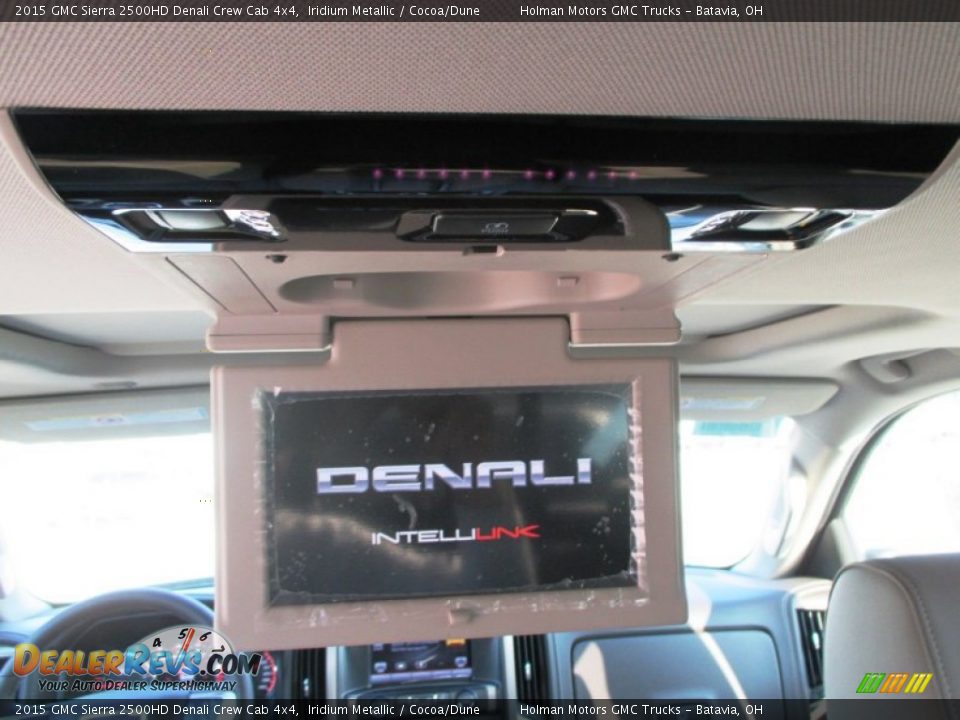 2015 GMC Sierra 2500HD Denali Crew Cab 4x4 Iridium Metallic / Cocoa/Dune Photo #35