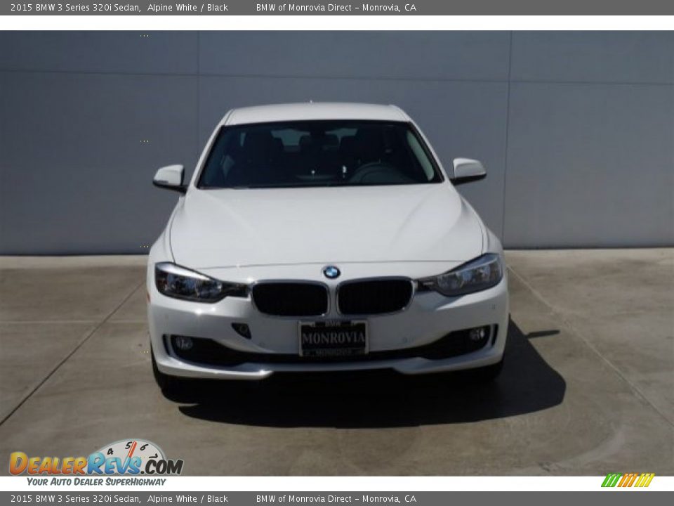 2015 BMW 3 Series 320i Sedan Alpine White / Black Photo #3