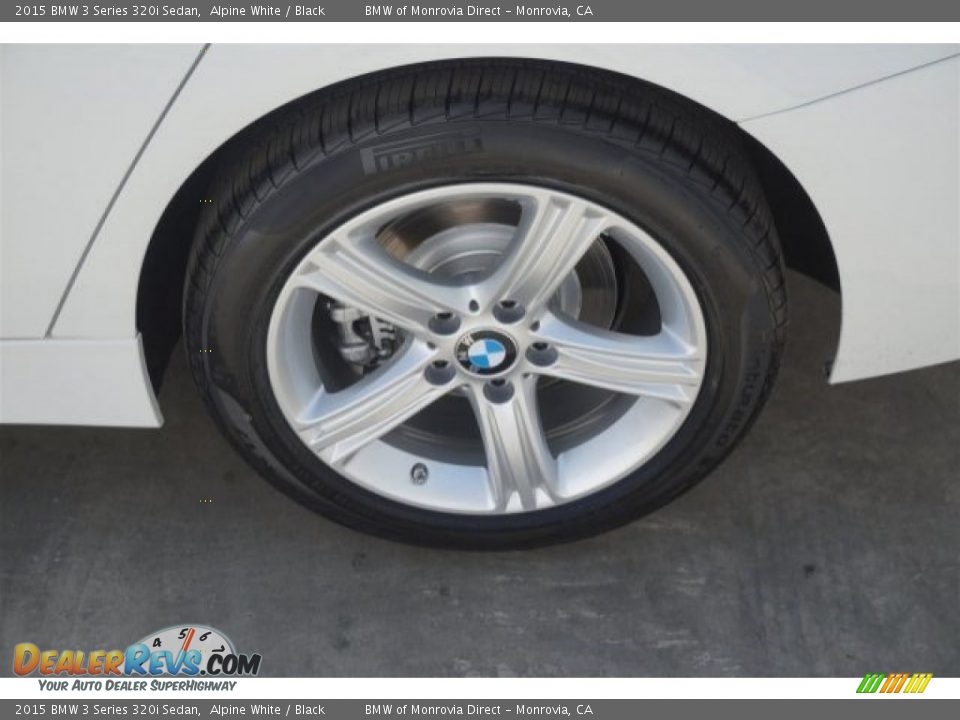 2015 BMW 3 Series 320i Sedan Alpine White / Black Photo #4