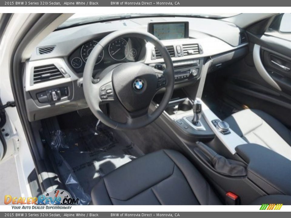 2015 BMW 3 Series 320i Sedan Alpine White / Black Photo #6