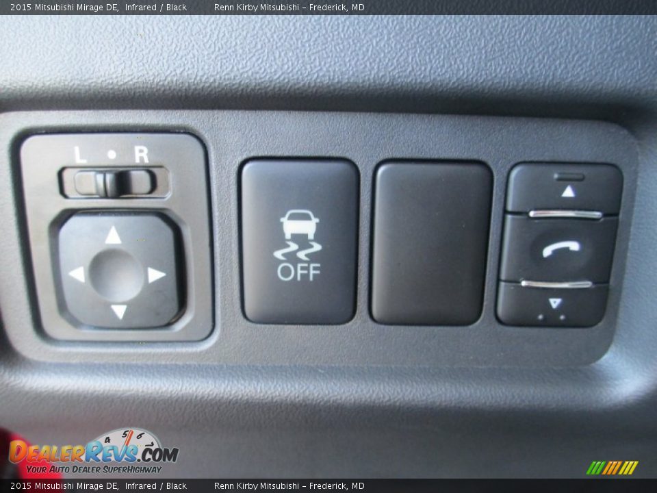 2015 Mitsubishi Mirage DE Infrared / Black Photo #13