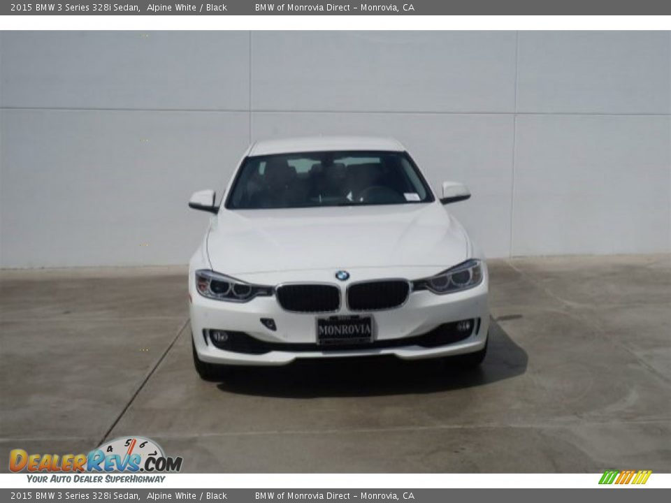 2015 BMW 3 Series 328i Sedan Alpine White / Black Photo #3