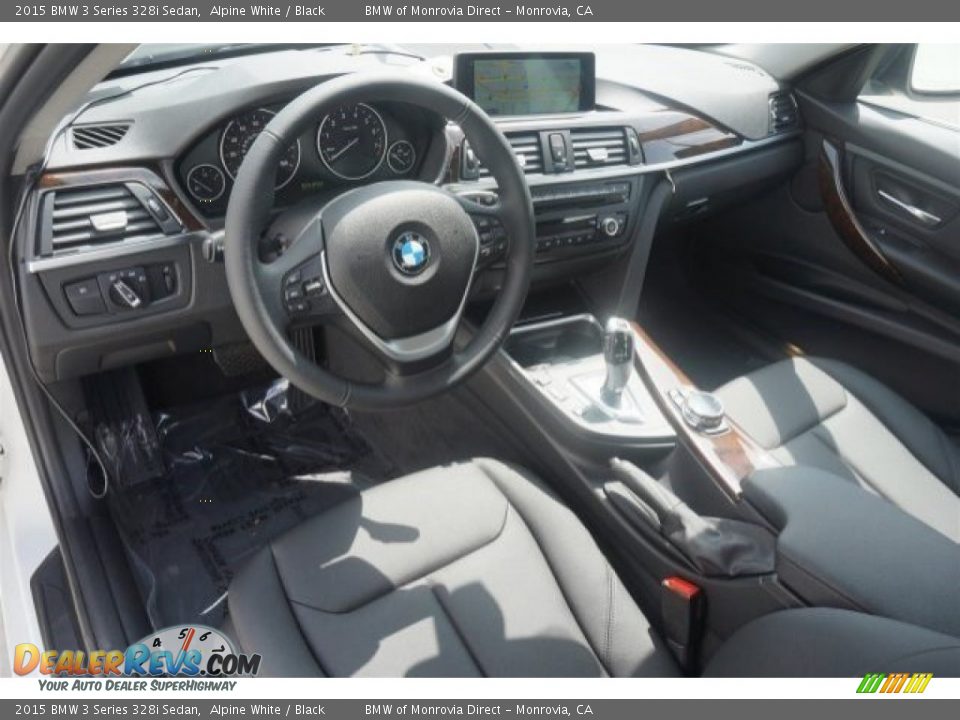 2015 BMW 3 Series 328i Sedan Alpine White / Black Photo #6