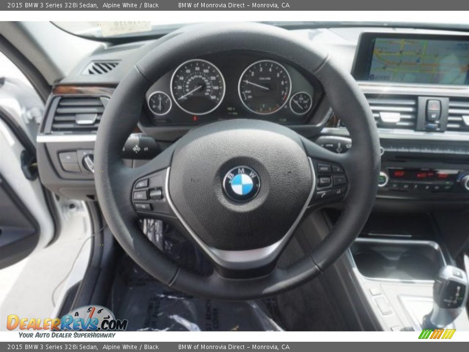 2015 BMW 3 Series 328i Sedan Alpine White / Black Photo #8