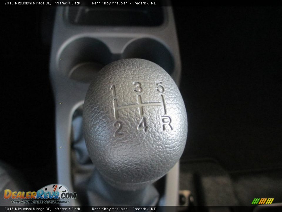 2015 Mitsubishi Mirage DE Infrared / Black Photo #19
