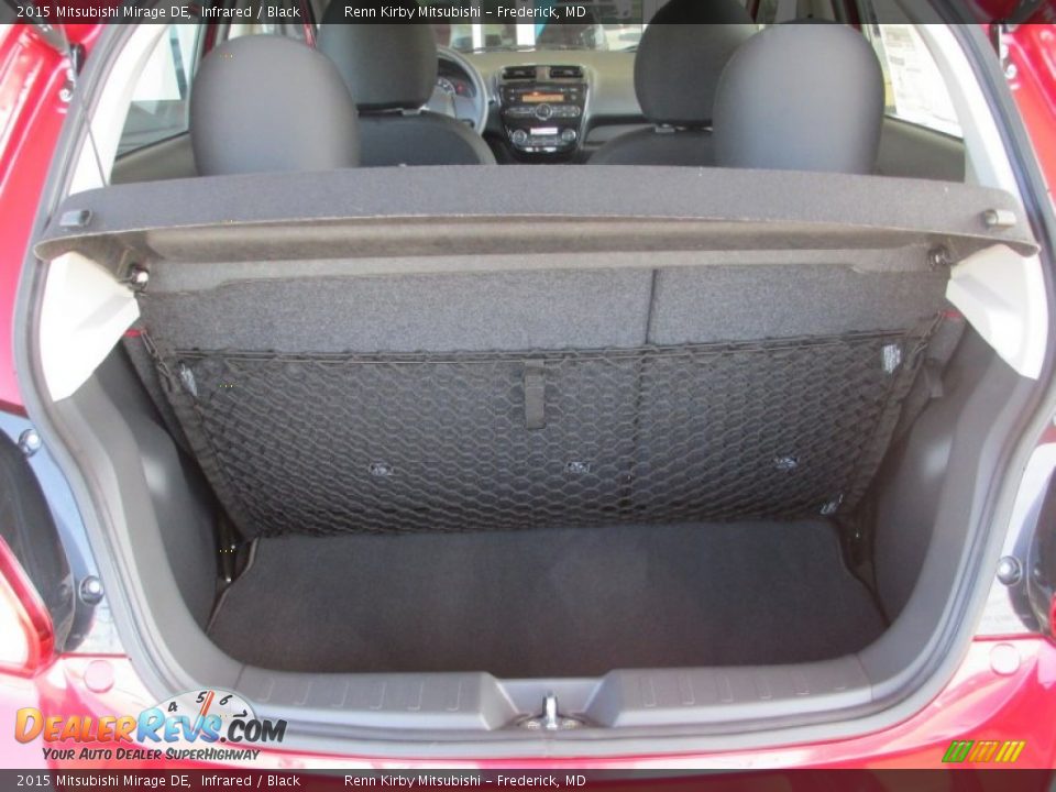 2015 Mitsubishi Mirage DE Infrared / Black Photo #23