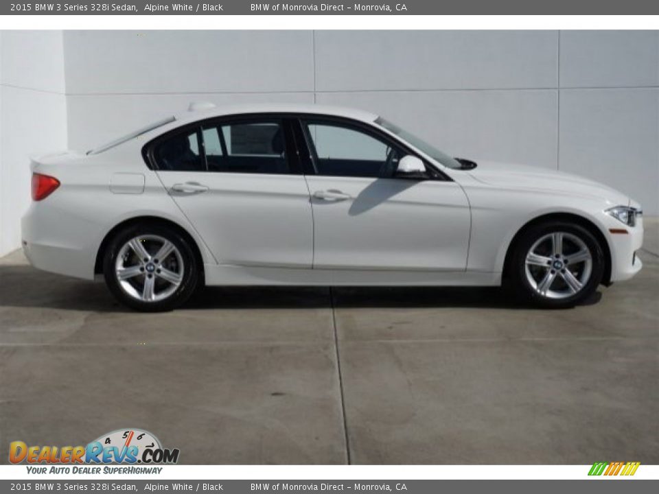 2015 BMW 3 Series 328i Sedan Alpine White / Black Photo #2