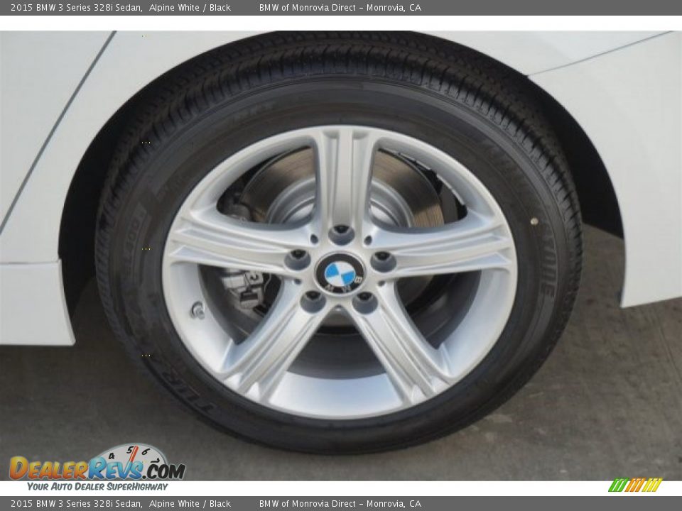 2015 BMW 3 Series 328i Sedan Alpine White / Black Photo #4